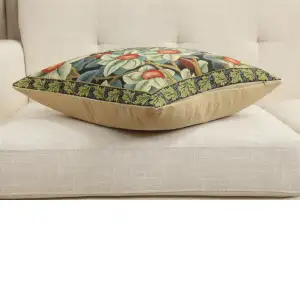 Orange Tree By William Morris Belgian Cushion Cover - 18 in. x 18 in. Cotton/Viscose/Polyester by William Morris