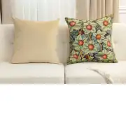 Orange Tree By William Morris Belgian Cushion Cover - 18 in. x 18 in. Cotton/Viscose/Polyester by William Morris