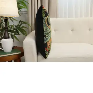 Lion By William Morris Belgian Cushion Cover - 18 in. x 18 in. Cotton/Viscose/Polyester by William Morris