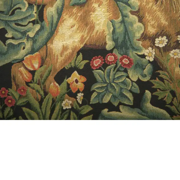 Lion By William Morris Belgian Cushion Cover - 18 in. x 18 in. Cotton/Viscose/Polyester by William Morris | Close Up 2