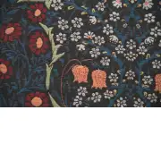 Blackthorn by William Morris Belgian Tapestry Throw | Close Up 1