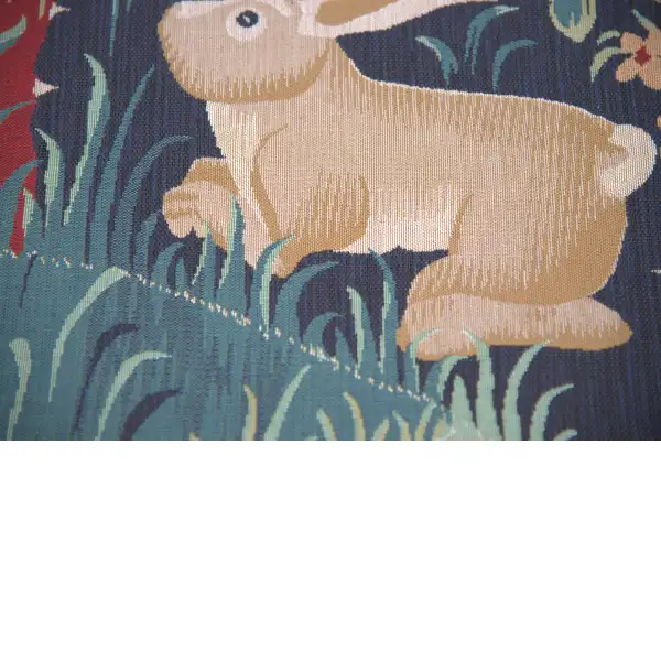 Lapin Bleu French Couch Pillow Cushion | Close Up 2