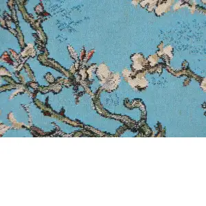 C Charlotte Home Furnishings Inc The Almond Blossom European Cushion Cover | Decorative Cushion Case with Cotton Polyester & Viscose | 16x16 Inch Cushion Cover for Living Room | by Vincent Van Gogh