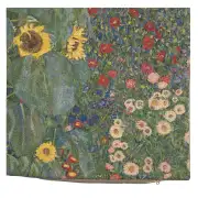 Country Garden A by Klimt Belgian Cushion Cover | Close Up 1