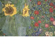 Country Garden A by Klimt Belgian Cushion Cover | Close Up 2