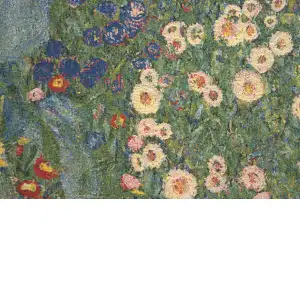 Country Garden A By Klimt Belgian Cushion Cover - 18 in. x 18 in. cotton/wool/viscose by Gustav Klimt