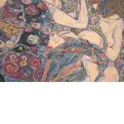 The Virgin by Klimt Belgian Cushion Cover | Close Up 4
