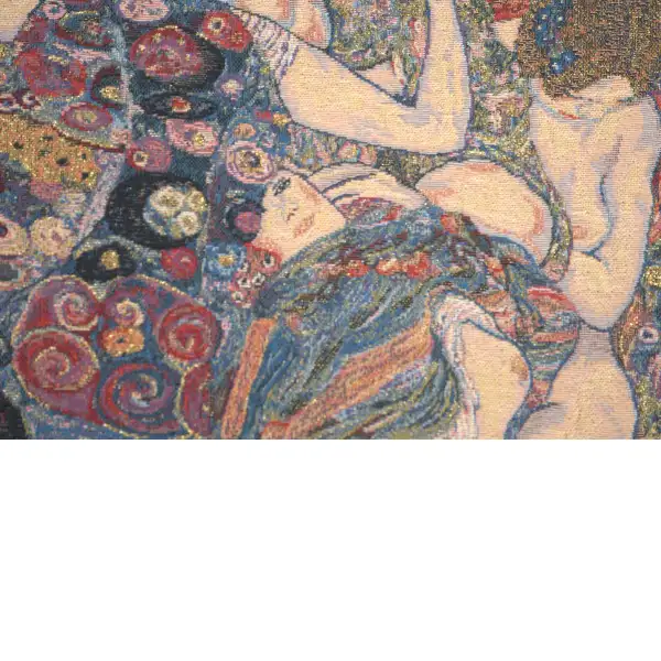The Virgin by Klimt Belgian Cushion Cover | Close Up 4