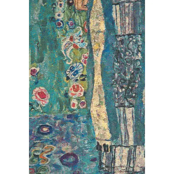 Adele Block-Bauer By Klimt Belgian Tapestry Wall Hanging - 28 in. x 45 in. Cotton/Viscose/Polyester by Gustav Klimt | Close Up 2