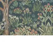 The Tree Of Life Forest Belgian Tapestry - 81 in. x 68 in. Cotton/Viscose/Polyester by William Morris | Close Up 1