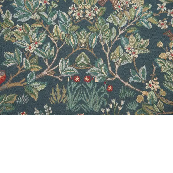 The Tree Of Life Forest Belgian Tapestry - 81 in. x 68 in. Cotton/Viscose/Polyester by William Morris | Close Up 2