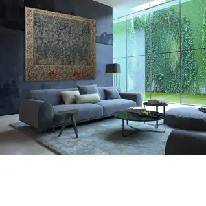 The Tree Of Life Forest Belgian Tapestry - 81 in. x 68 in. Cotton/Viscose/Polyester by William Morris