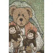 Mr Noah And Friends Small Wall Tapestry Bell Pull | Close Up 1