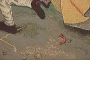 The Farmer's Dance Belgian Wall Tapestry | Close Up 1