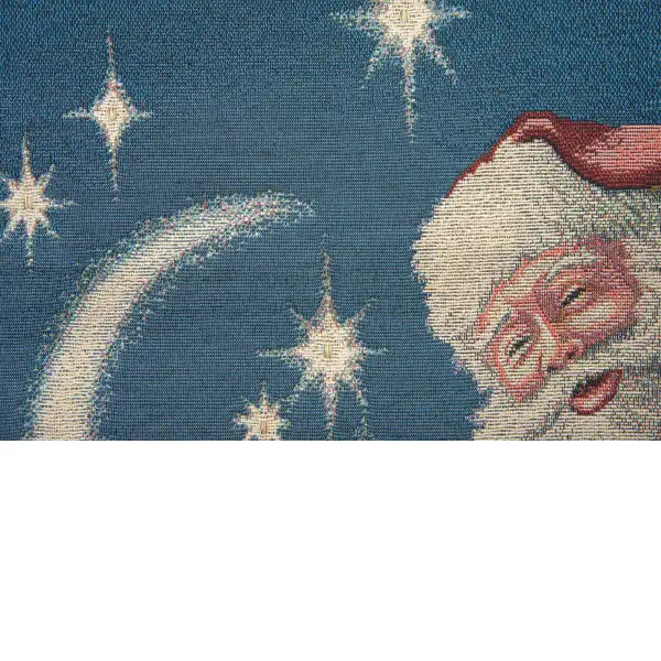 Santa's Night Fine Art Tapestry | Close Up 1