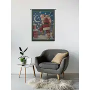 Santa's Night Wall Tapestry | Life Style 1