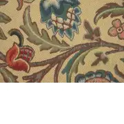 The Tree of Life Forest Red Belgian Tapestry | Close Up 2