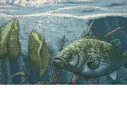 Fishin' Hole with Brown Rod Fine Art Tapestry | Close Up 2