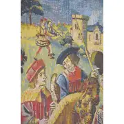 Chasse Bright Belgian Tapestry Wall Hanging | Close Up 1