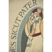 Year of Favor with Verse Italian Wall Tapestry | Close Up 1