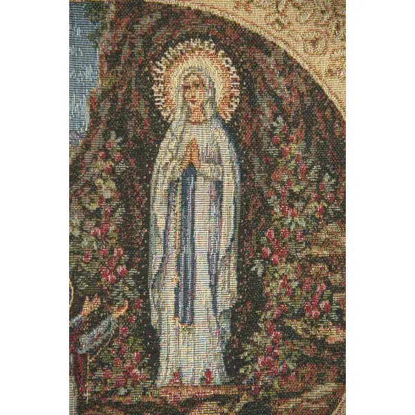 Appearance of Lourdes Square European Tapestries | Close Up 1