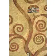 Klimt Tree Of Life Large European Tapestries - 53 in. x 70 in. Cotton/Polyester/Viscose by Gustav Klimt | Close Up 1