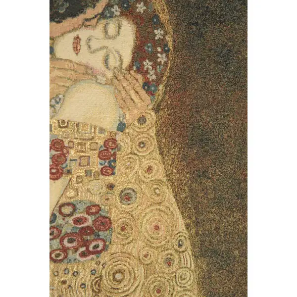 Kiss of Klimt without Border European Tapestries | Close Up 1