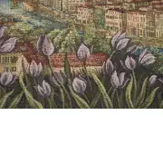 Florence with Flowers European Tapestries | Close Up 1