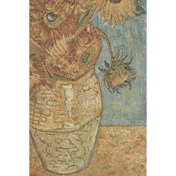 Vincent Sunflowers European Tapestries | Close Up 2