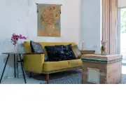 Vincent Sunflowers Italian Wall Tapestry | Life Style 2