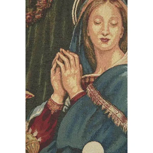 Madonna della Eucarestia European Tapestries | Close Up 1