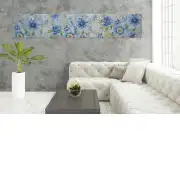 Spring Mix Bluebird Floral Tapestry Table Mat | Life Style 1