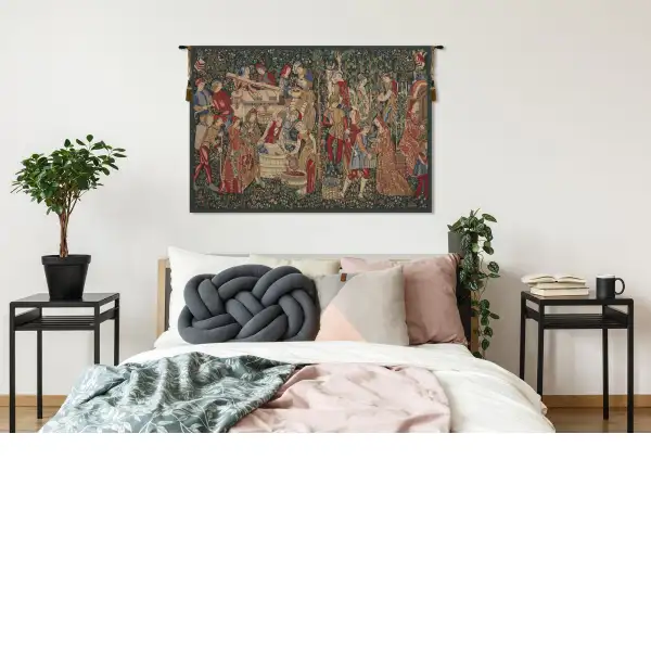 Vendages Red Small Belgian Tapestry | Life Style 1