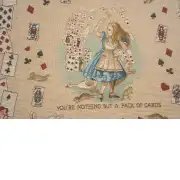 The Pack of Cards Alice In Wonderland Cushion | Close Up 2