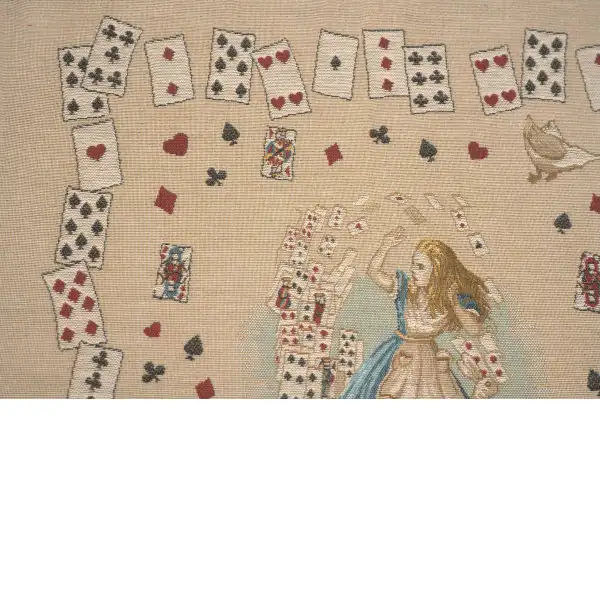 The Pack of Cards Alice In Wonderland Cushion | Close Up 3
