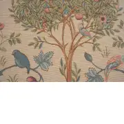 C Charlotte Home Furnishings Inc Kelmscott Tree Beige French Tapestry Cushion - 19 in. x 19 in. Cotton by William Morris | Close Up 3