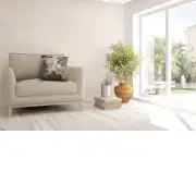 Unicorn and Does Forest White French Couch Cushion | Life Style 2