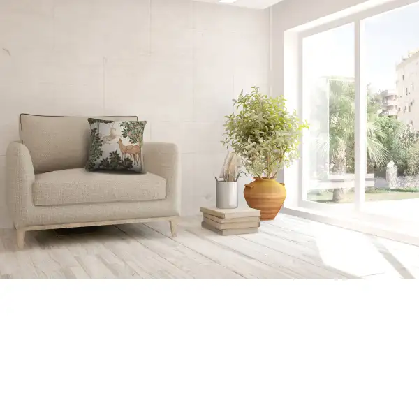 Unicorn and Does Forest White French Couch Cushion | Life Style 2
