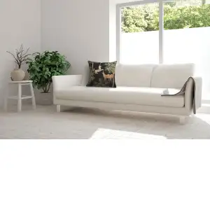 Unicorn And Does Forest Black Tapestry Cushion Cover - 19 in. x 19 in. Cotton by Charlotte Home Furnishings Inc