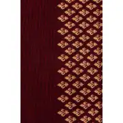 Royal Fleur de Lys Red Decorative Table Mat | Close Up 4