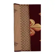 Royal Fleur de Lys Red Decorative Table Mat | Close Up 5