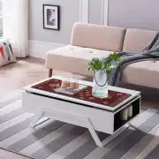 Royal Fleur de Lys Red Decorative Table Mat | Life Style 2