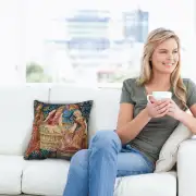 The Wine Press Small French Couch Cushion | Life Style 3