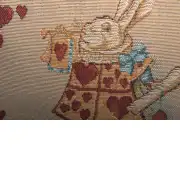 Heart Rabbit Alice In Wonderland Purse Hand Bag | Close Up 1