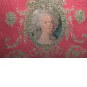 Portrait of Marie Antoinette Pink Purse Hand Bag | Close Up 1