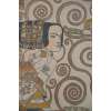 L'Attente Klimt a Gauche Clair French Tapestry | Close Up 1