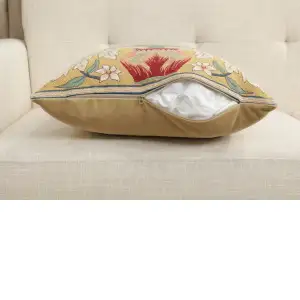 The Tulip William Morris Belgian Cushion Cover - 18 in. x 18 in. Cotton by William Morris