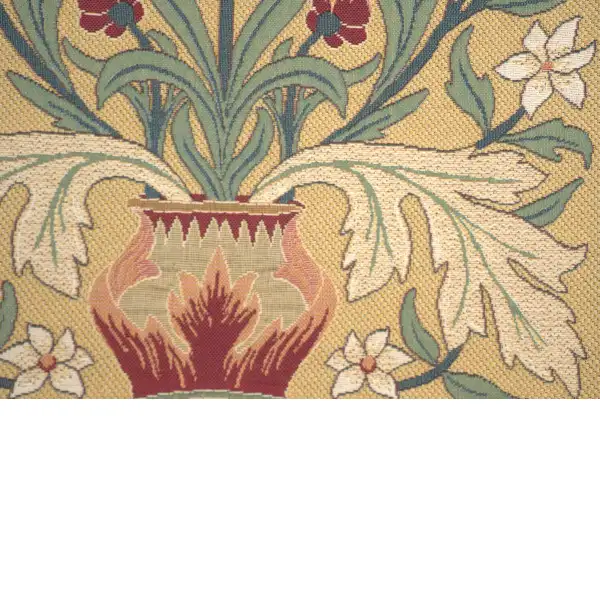 The Tulip William Morris Belgian Cushion Cover - 18 in. x 18 in. Cotton by William Morris | Close Up 4