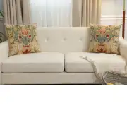 The Tulip William Morris Belgian Sofa Pillow Cover | Close Up 5