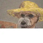Van Gogh Dog Belgian Sofa Pillow Cover | Close Up 3